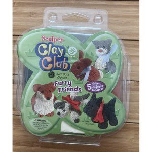 Sculpey Clay Club Furry Friends Oven Bake Clay Kit Non-Toxic Signature Series